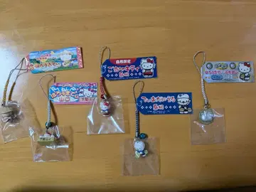 지역 한정 키티 헬로키티 스트랩 6개 세트