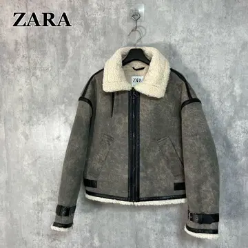 ZARA 페이크 무스탕 자켓 XS