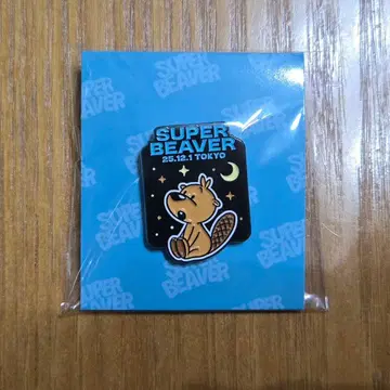 SUPER BEAVER 투개더 도쿄 국제 포럼 핀 배지