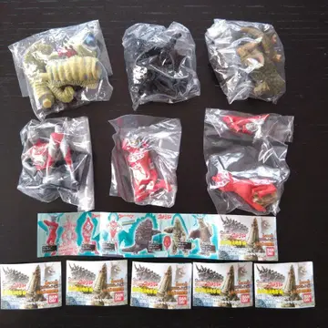 HG 울트라맨 37 괴수 무법지대 편 전 6종 풀 컴프 세트 절판 가샤폰