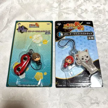 은혼 1번 복권 마스코트 스트랩 오키타 카구라 2개 세트