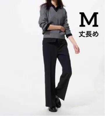 미사용 새상품 유니클로 스마트 플레어 팬츠 (긴 길이) M