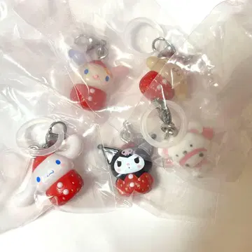 딸기 메지루시 액세서리 4종, 폭신폭신 스노우 1종