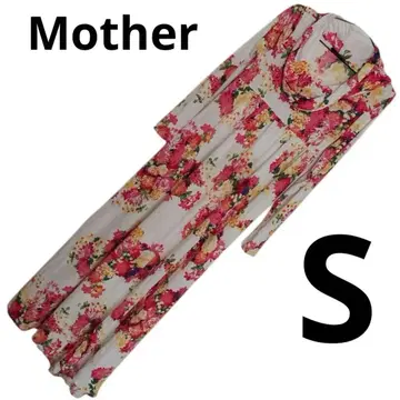 Mother [ S ] 플라워 프린트 롱 드레스 원피스 꽃무늬 화려함