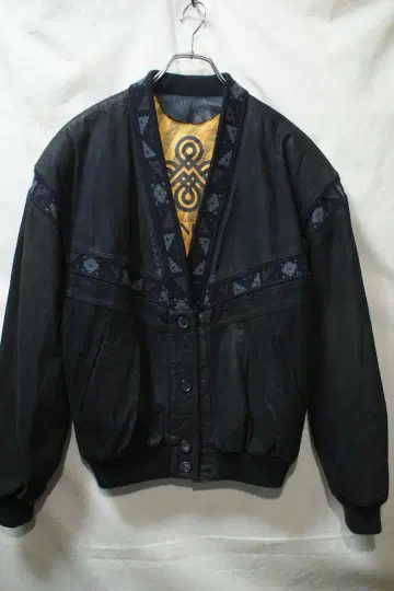 MUNPER 문펠 빈티지 스웨이드 가죽 자켓 블랙