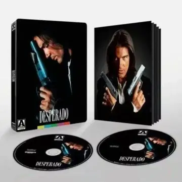 수입판 데스페라도 4K UHD+Blu-ray (2매 세트) 스틸북 사양