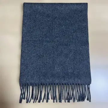 [ 거의 미사용 ] 아쿠아 스큐텀 캐시미어 100% 영국제 머플러 그레이