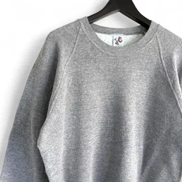 90s 빈티지 USA제 Jerzees 무지 맨투맨 그레이 Q18