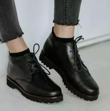 컨디션 최상 간터 숏부츠 블랙 23.5cm 컴포트 러기드 밑창