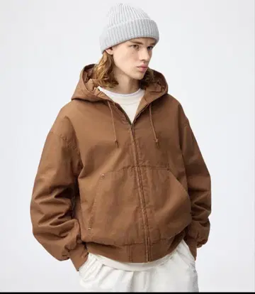 패디드 집업 후드티 GU [ 새상품급 ]