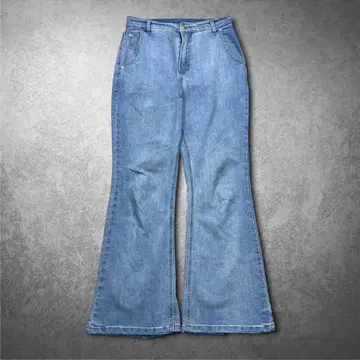 Re:EDIT 플레어 데님 부츠컷 L 블루 Y2K 헤이세이 캐주얼