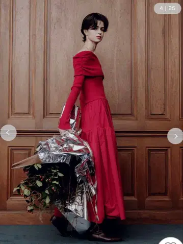 신상 emmi 오프숄더 니트 도킹 원피스 택 포함 새상품