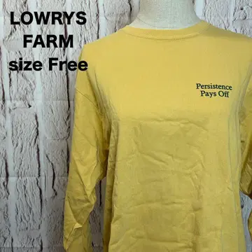 LOWRYS FARM 로리즈팜 긴팔 티셔츠 프린트