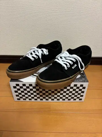 VANS 스케이트 CHUKKA LOW 스케이트 차카 로우 블랙