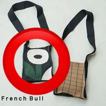 프렌치불 플라워 숄더백 니트 꽃 자카드 편직 유베시