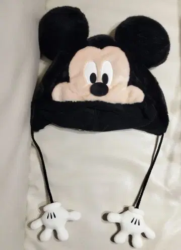 미키마우스 플리스 모자