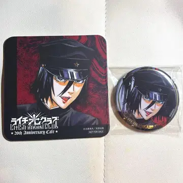 라이치 히카리 클럽 콜라보 카페 자이보 코스터 캔뱃지