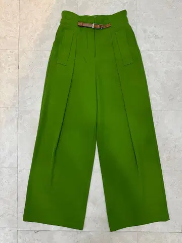UN3D. 와이드 팬츠 벨트 포함 38