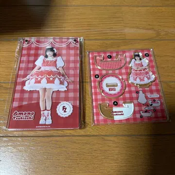 FRUITSZIPPER 스키쿠지 츠키아시 아마네 아크릴 스탠드 2개 세트