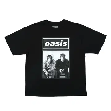 Oasis Live'25 오아시스 T셔츠 Tour Photo Mono