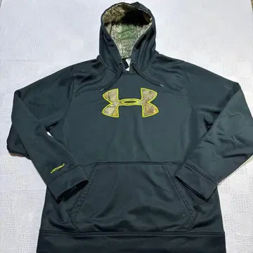 언더아머 블랙 후드티 STORM1XL