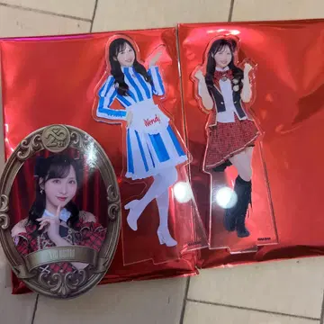 AKB48 웬디즈 오구리 유이 아크릴 스탠드 2종 세트