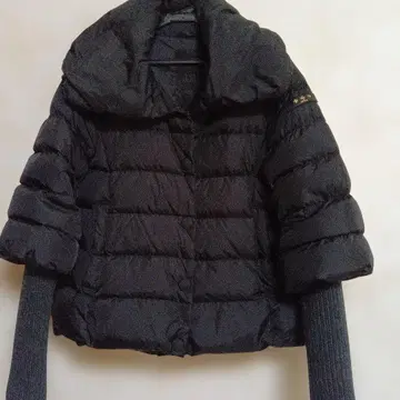 TATRAS 블랙 다운 자켓 숏 기장