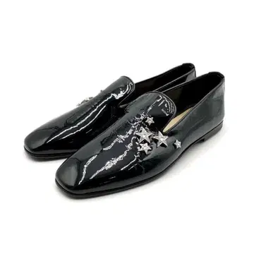 컨디션 최상 지미추 플랫슈즈 에나멜 11-25121320