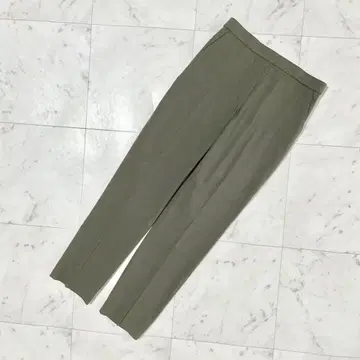 새상품 Theory 띠어리 팬츠 스트레치 린넨 카키 0