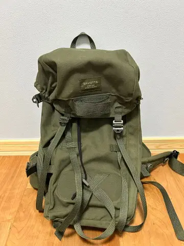 SAVOTTA 라이트 보더 패트롤 올리브 그린 백팩