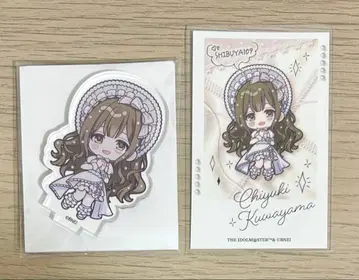 쿠와야마 치유키 아크릴 스탠드 인스턴트 사진풍 카드 109 샤니마스