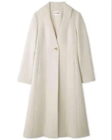 LILY BROWN 아이보리 롱 코트 사이즈 0