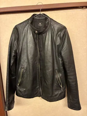 유나이티드 애로우즈 뷰티 앤 유스 블랙 가죽 자켓 L