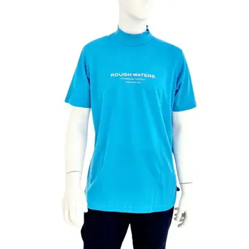 엘리트 그립 ROUGHWATERS 반팔 모크넥 블루 LL