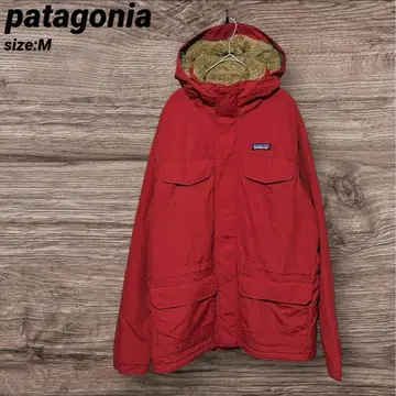 patagonia 빨간색 플리스 안감 마운틴 파카
