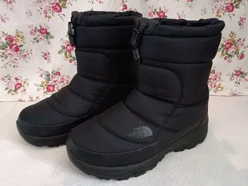 24cm THE NORTH FACE 눕시 블랙 다운 부츠