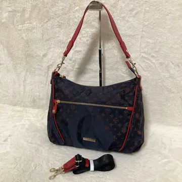 컨디션 최상 러셋 숄더백 2way 로고 금장 장식