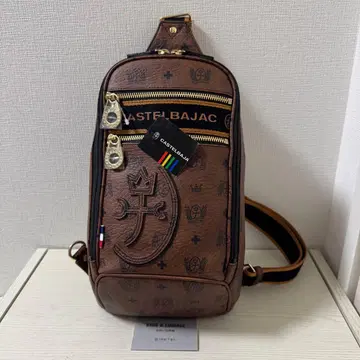 [ 새상품급 ] 까스텔바작 PLAGE 플라주 바디백 초코