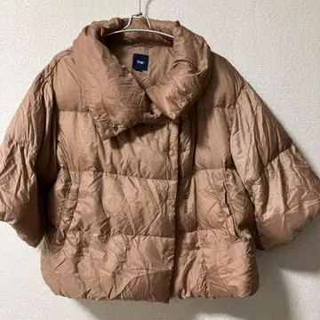 GAP 브라운 숏 기장 다운 자켓