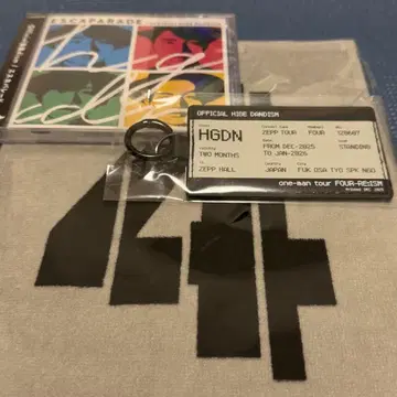 히게단 굿즈 3종 FOUR RE:ISM Zepp 투어