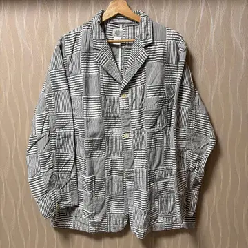 포스트 오버올즈 패치워크 자켓 L 3116-SPS 시어서커