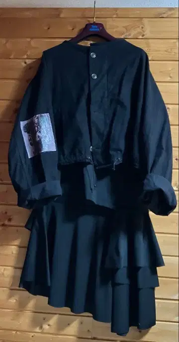 말쿠르비아 [90S] 노카라 숏 자켓 볼레로 오버 사이즈