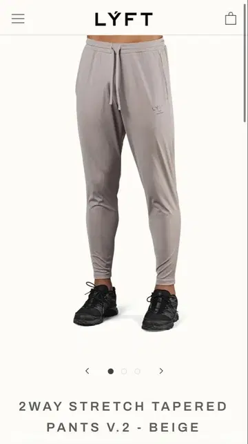 LYFT 2WAY STRETCH TAPERED V.2 L 베이지