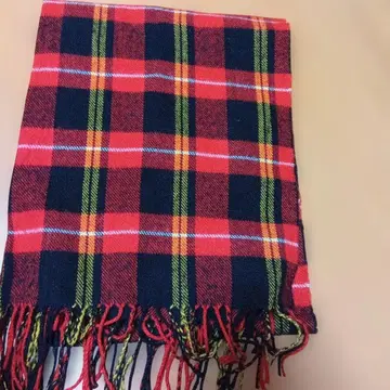 타탄 체크 머플러 F 사이즈