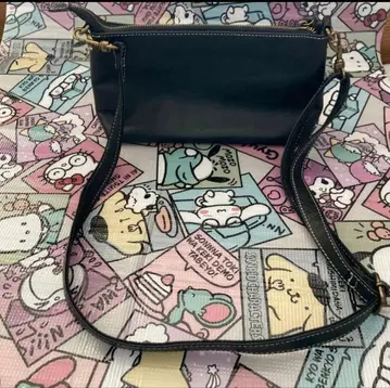 가죽 천연 가죽 블랙 숄더백