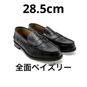 더 켄포드 파인 슈즈 로퍼스 전면 페이즐리