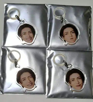 타테이시 토시키 버스데이 이벤트 랜덤 표식 키링 4종 세트