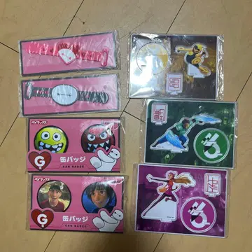 베이맥스 Happy 복권 아크릴 스탠드 캔뱃지 러버 컬렉션