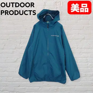 OUTDOOR 나일론 후드티 블루종 170 경량 아우터