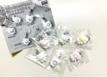 산리오 포근포근 스노우 가챠 전6종 컴플리트 세트